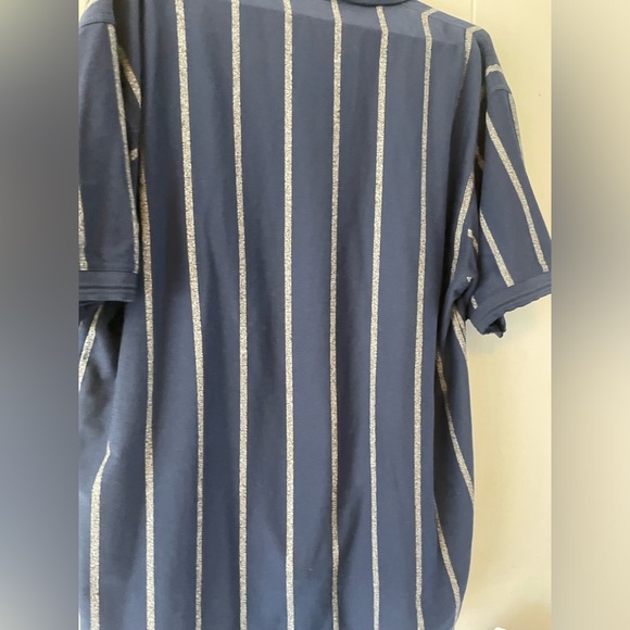 VTG 90’s Lee Sports Patriots Striped Polo Size XL - Picture 8 of 10